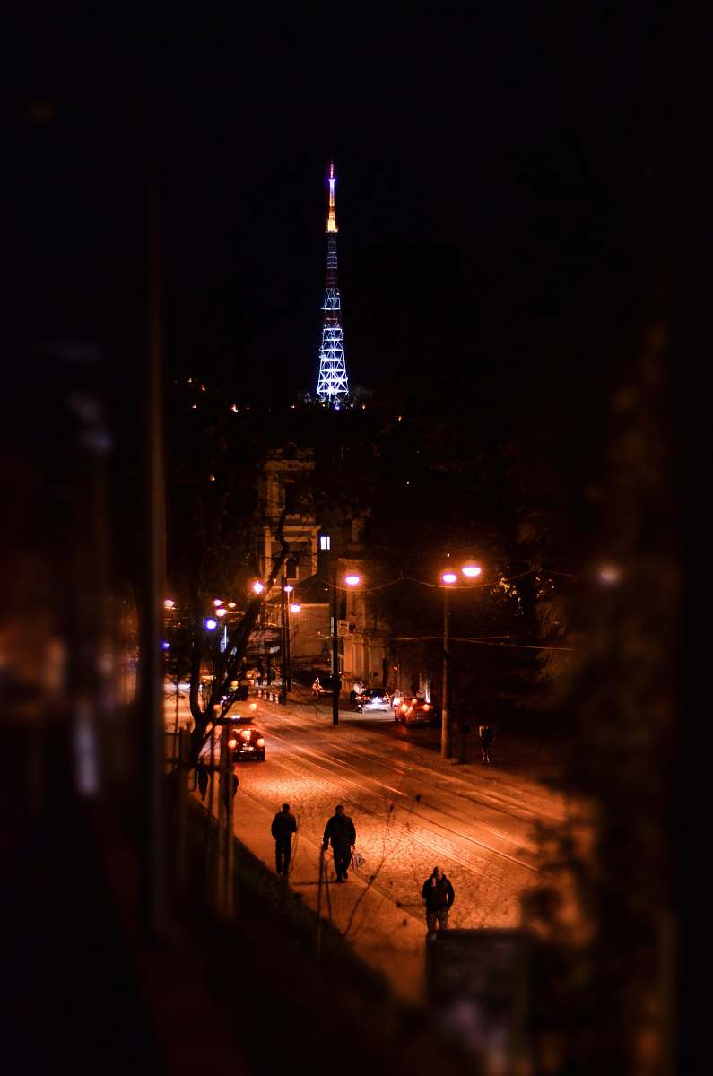 human people in street during nighttime person