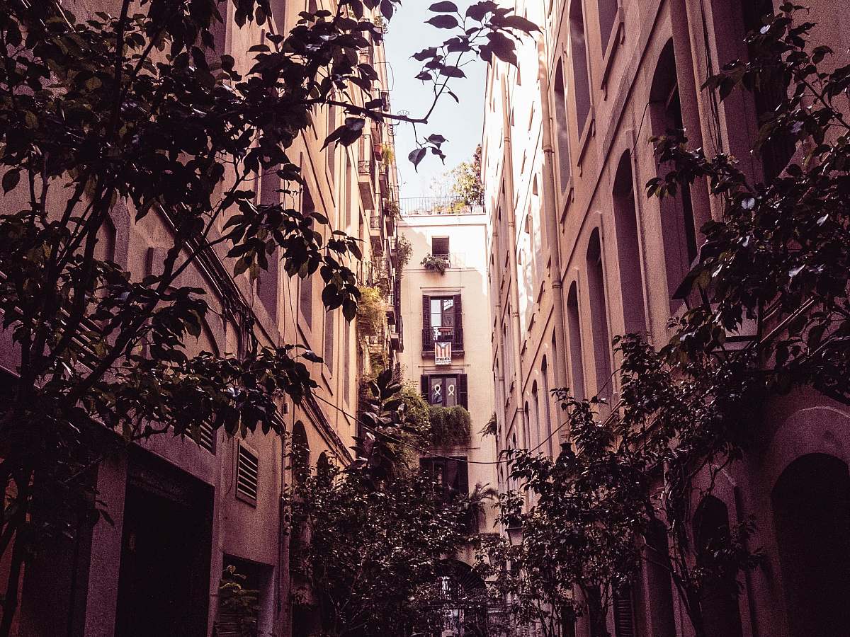 urban white concrete building at daytime street