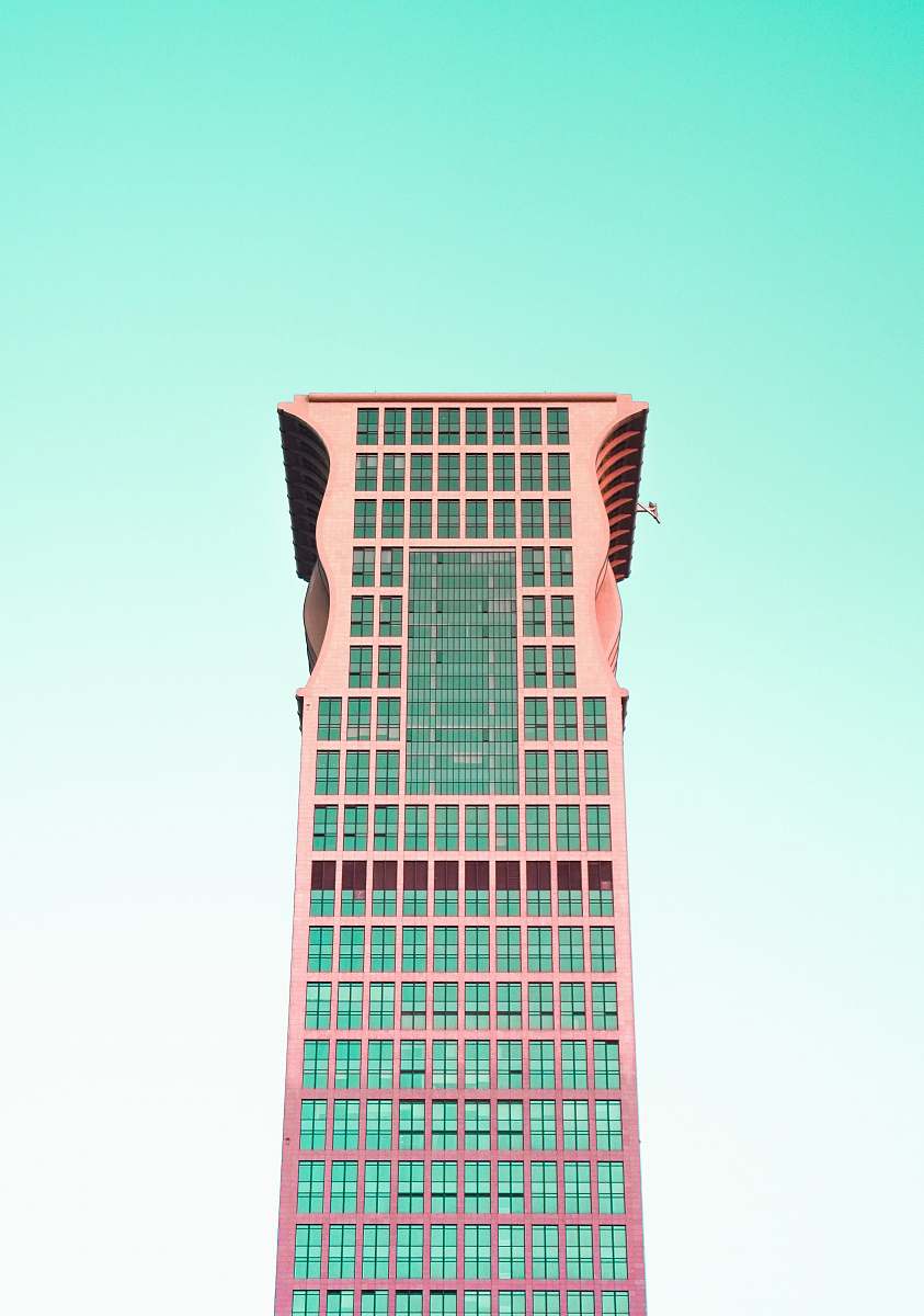 urban white concrete building building