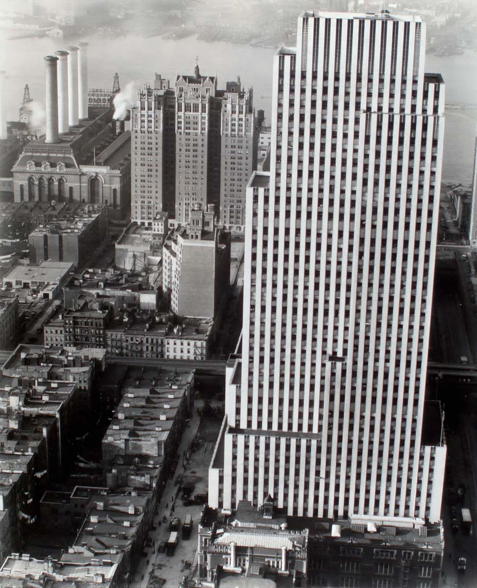 building white high-rise building black-and-white