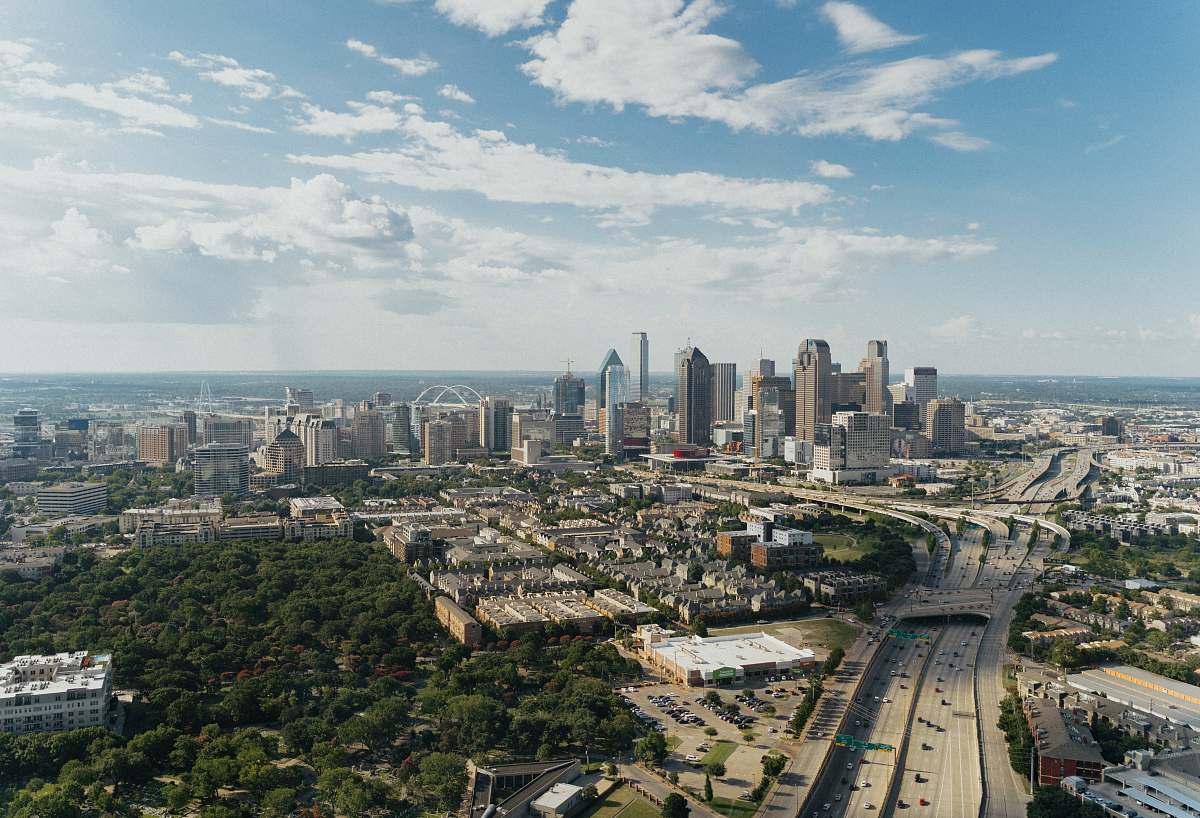 nature aerial photography of buildings during daytime outdoors
