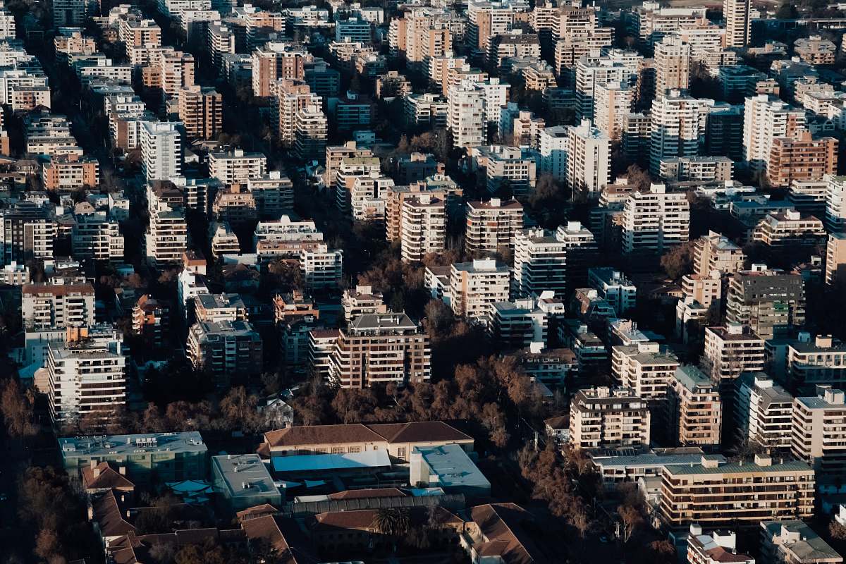 landscape aerial photography of concrete buildings outdoors
