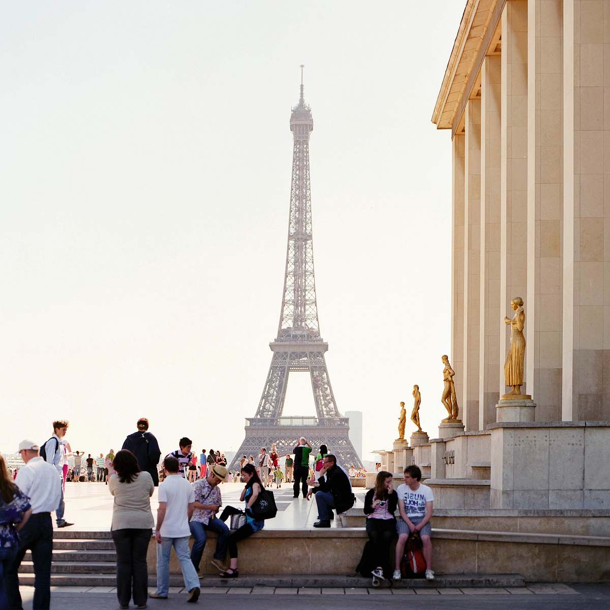 person Eiffel tower, Paris human