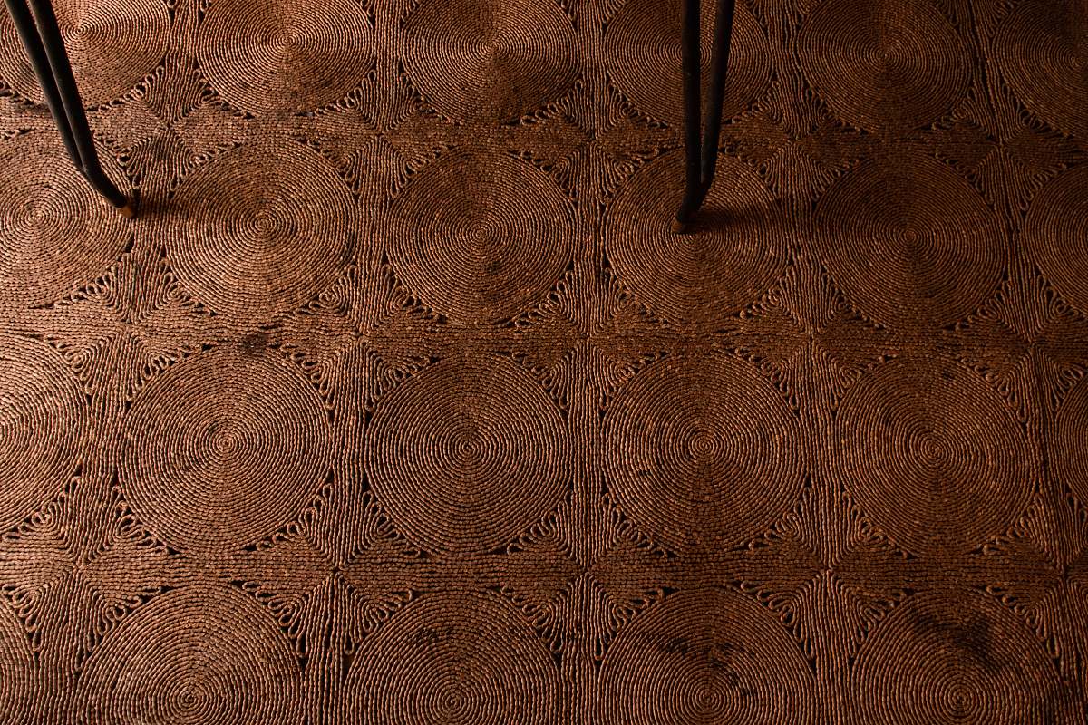 rug brown and black area rug wood