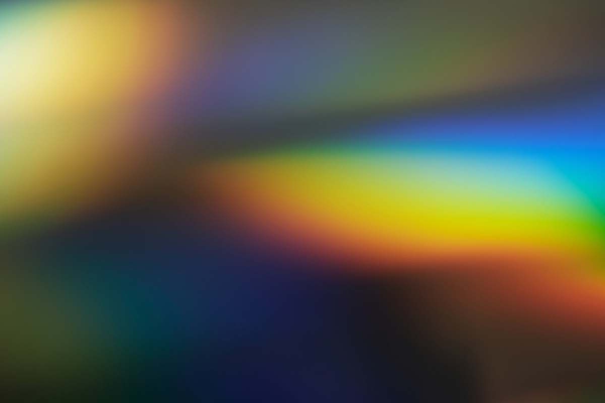 outdoors blue and yellow abstract painting light