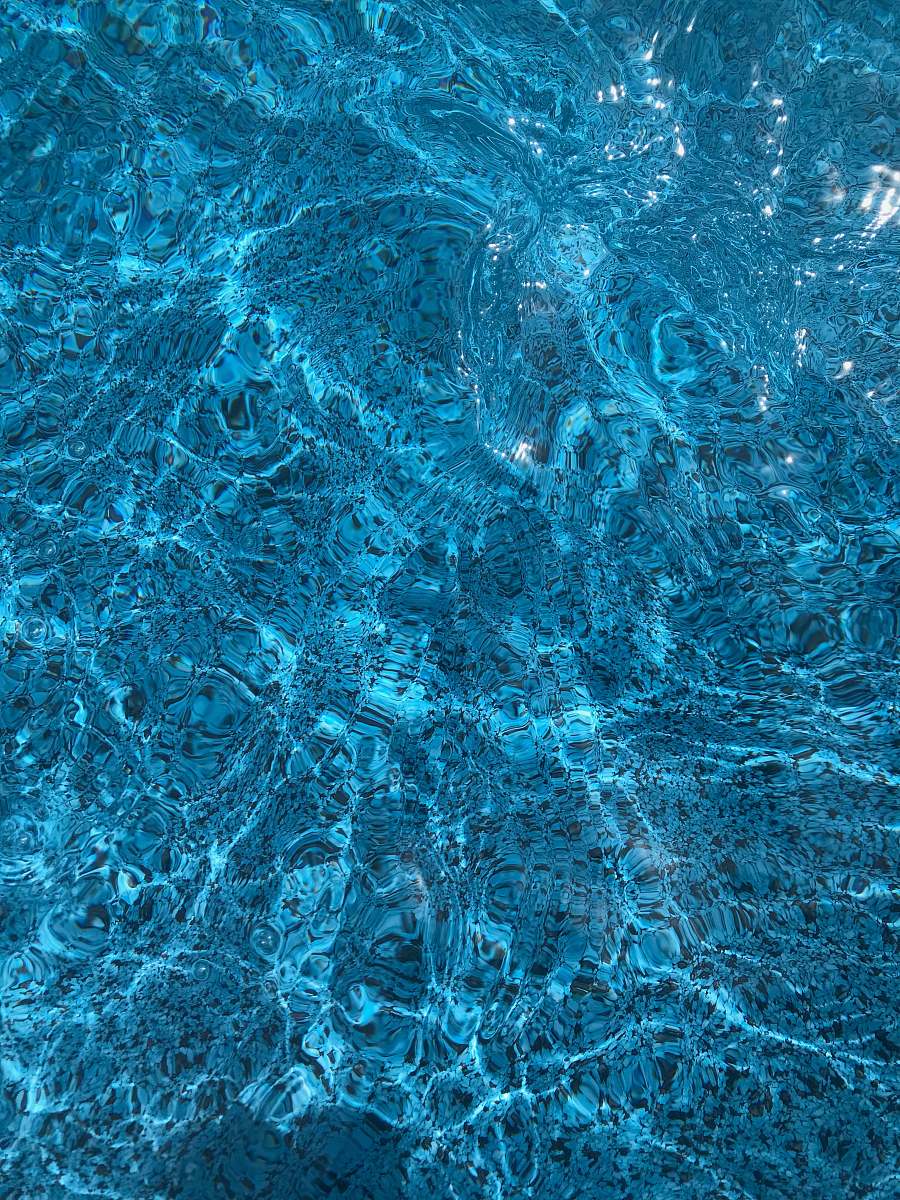 blue blue and white water surface nature
