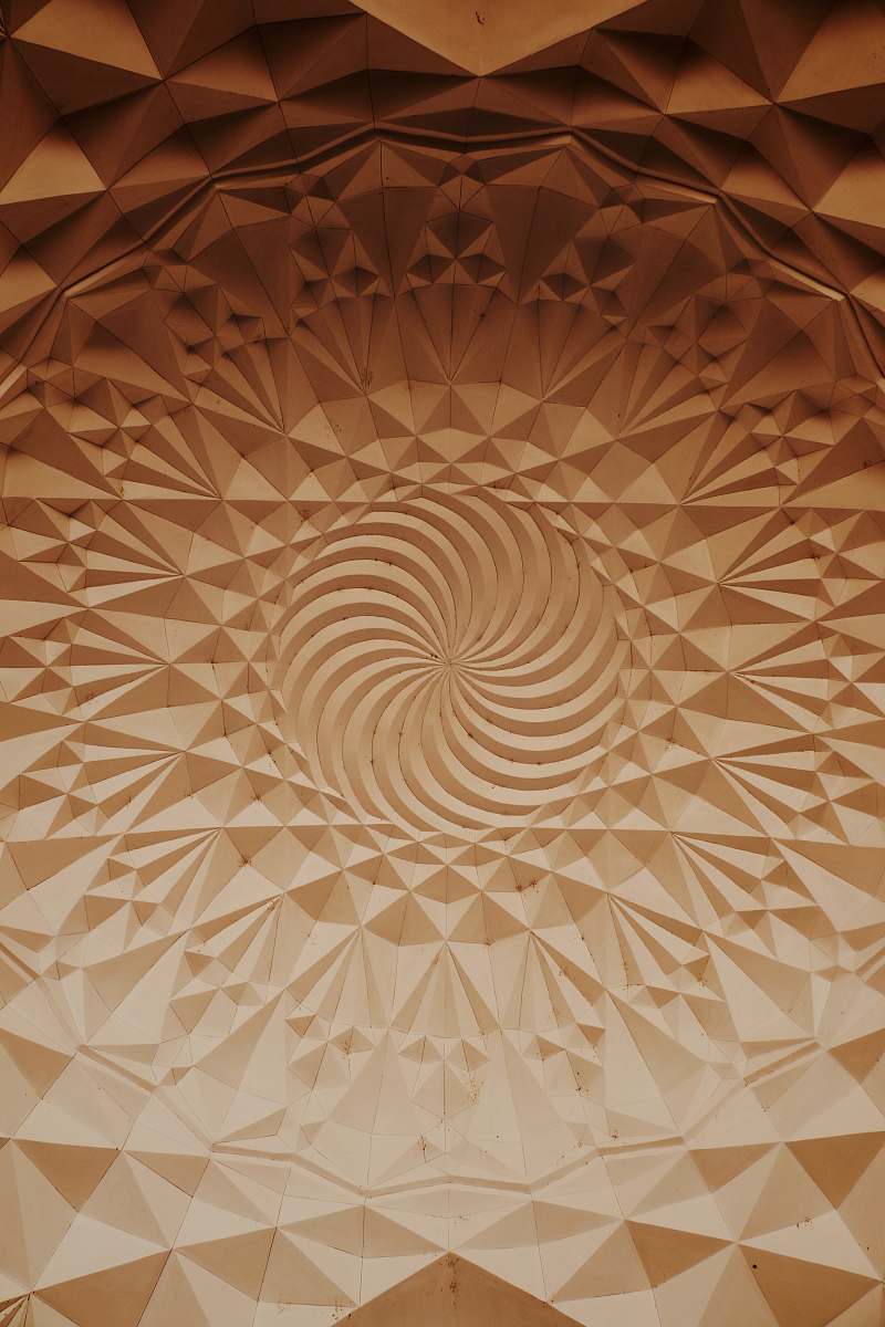 pattern embossed brown surface brown