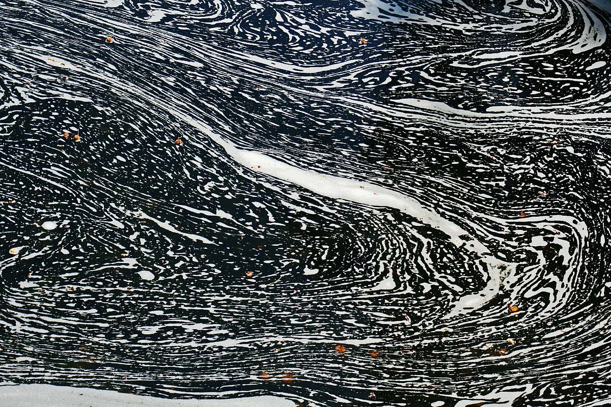 water black and white abstract painting abstract