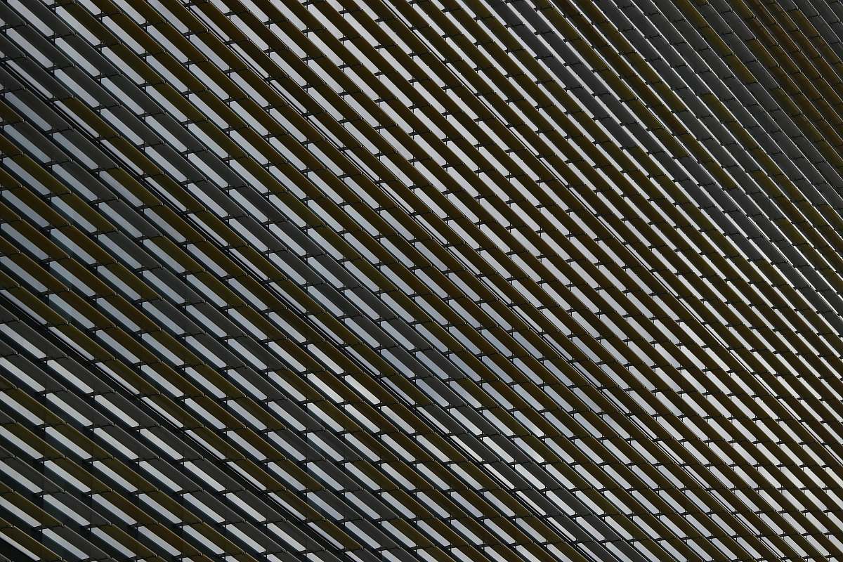 pattern Black and white shot of building textured architecture texture in Adelaide adelaide