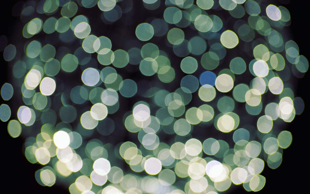 green bokeh photography pattern