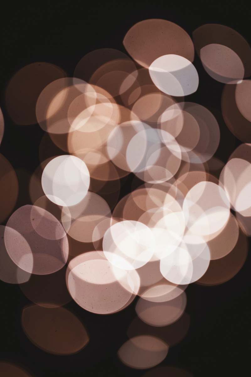 light brown bokeh lights pattern