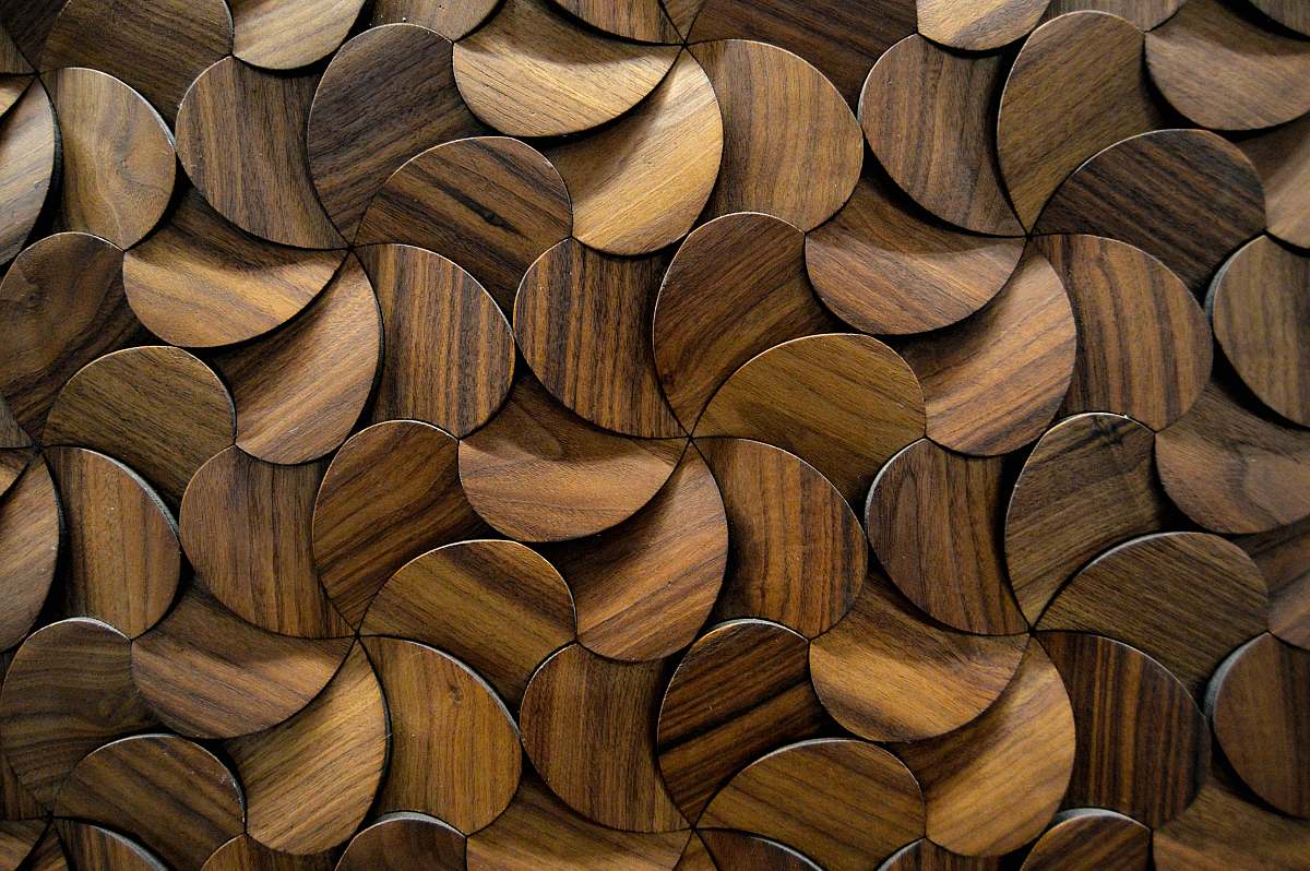 pattern brown wooden engrave flowers wood