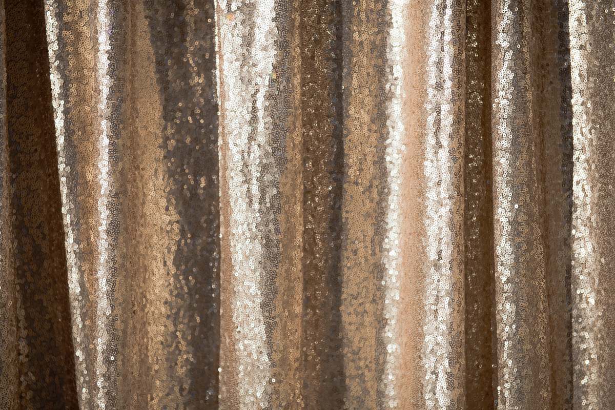 light gold sequin textile background