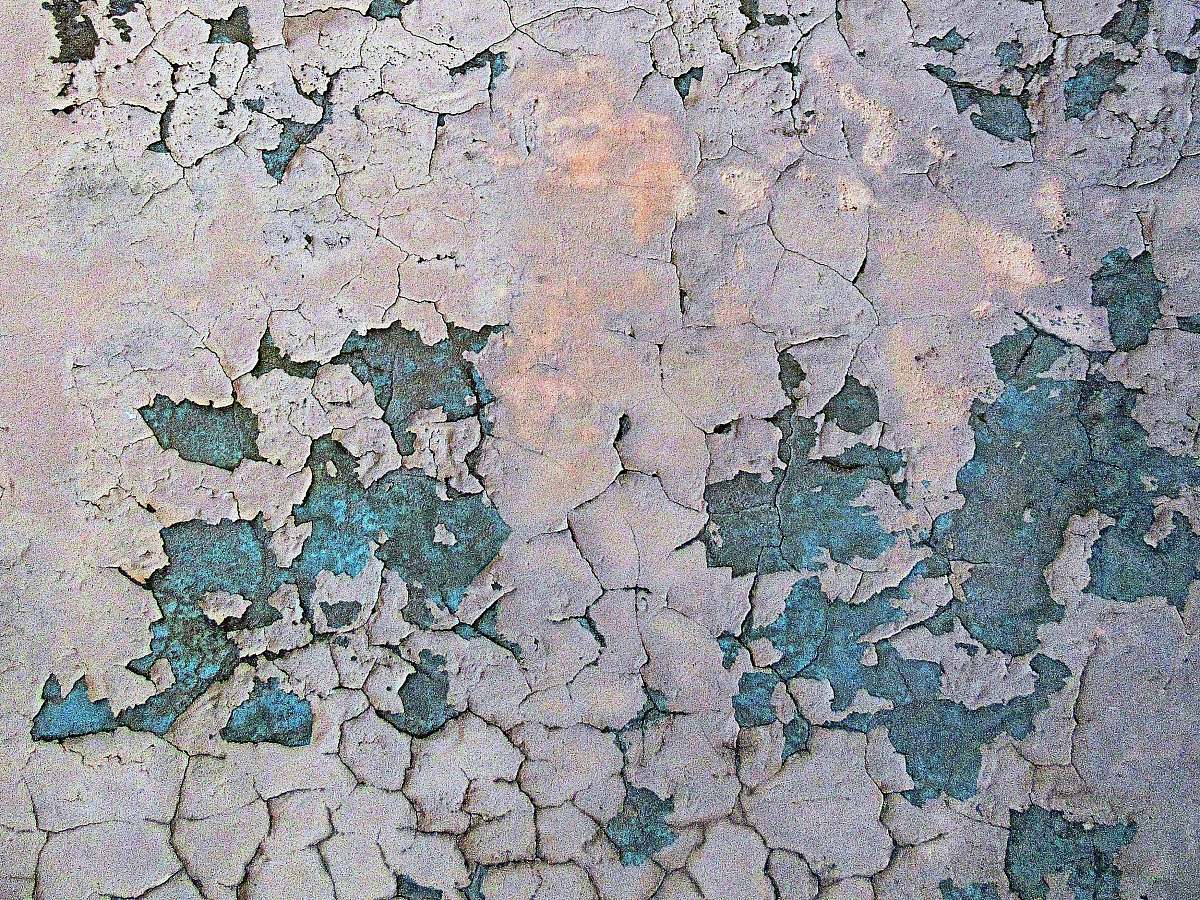 rug gray and blue painted surface ground