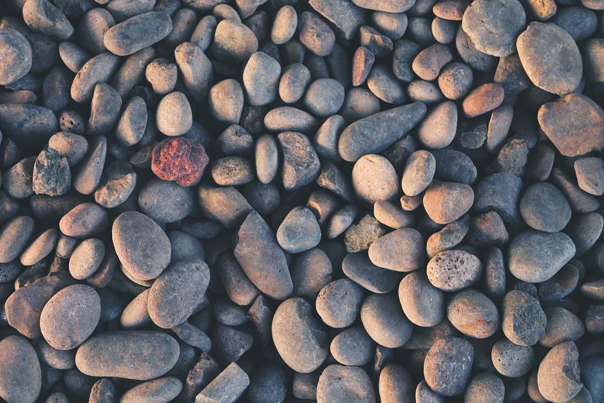 nature gray stone lot pebble