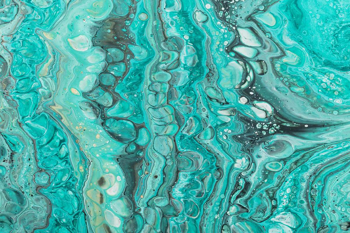 pattern green illustration rock