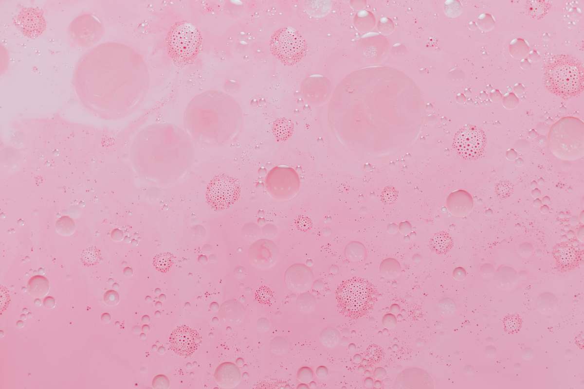 purple pink water with bubbles pink