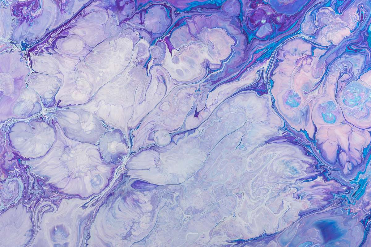 pattern purple fluid abstract painting painting
