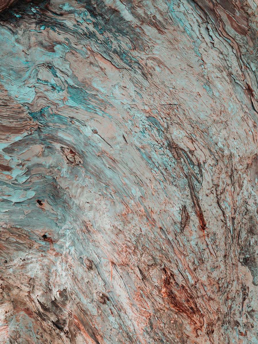 nature red and blue rock in closeup photo rock