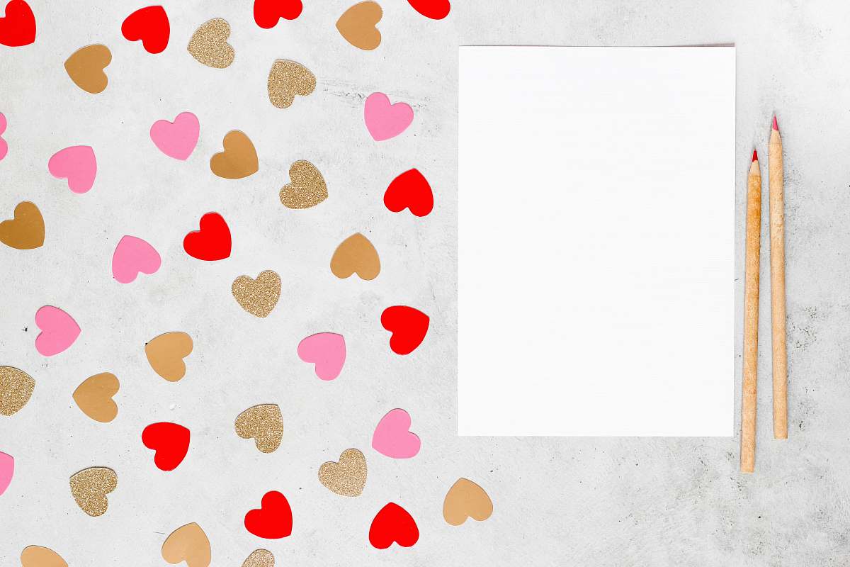 rug white red and blue heart illustration polka dot