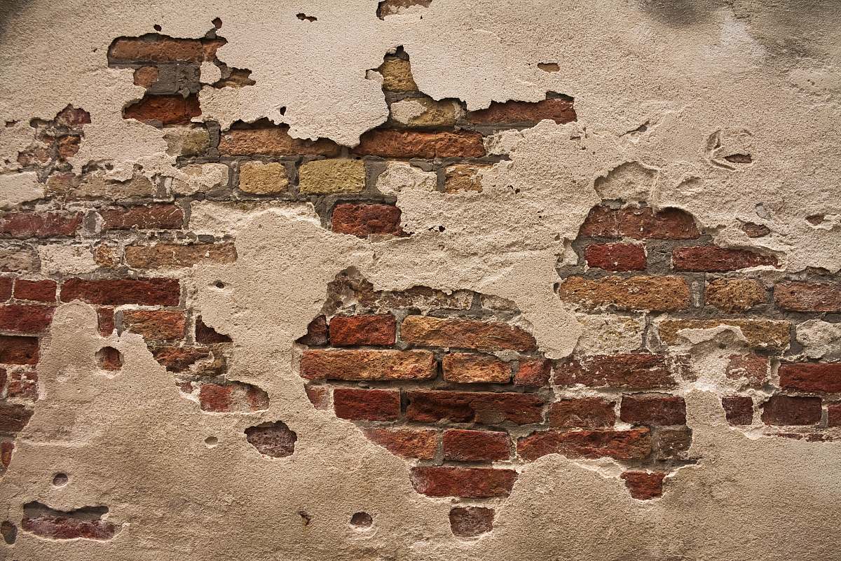 brick brown brick wall closeup photography italy