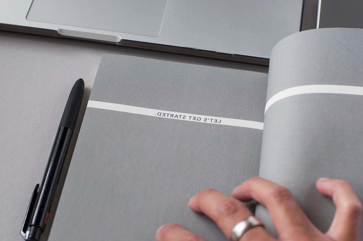  gray and white textbook 