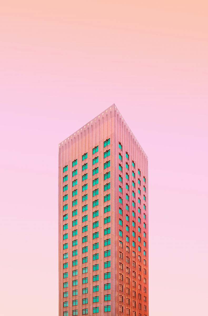 skyscraper low-angle photo of building rotterdam