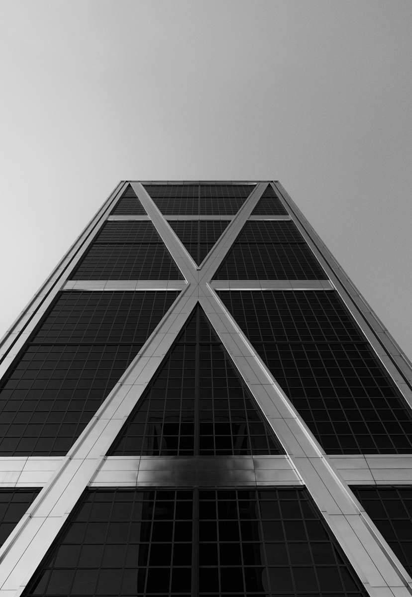 triangle black and gray concrete building architecture