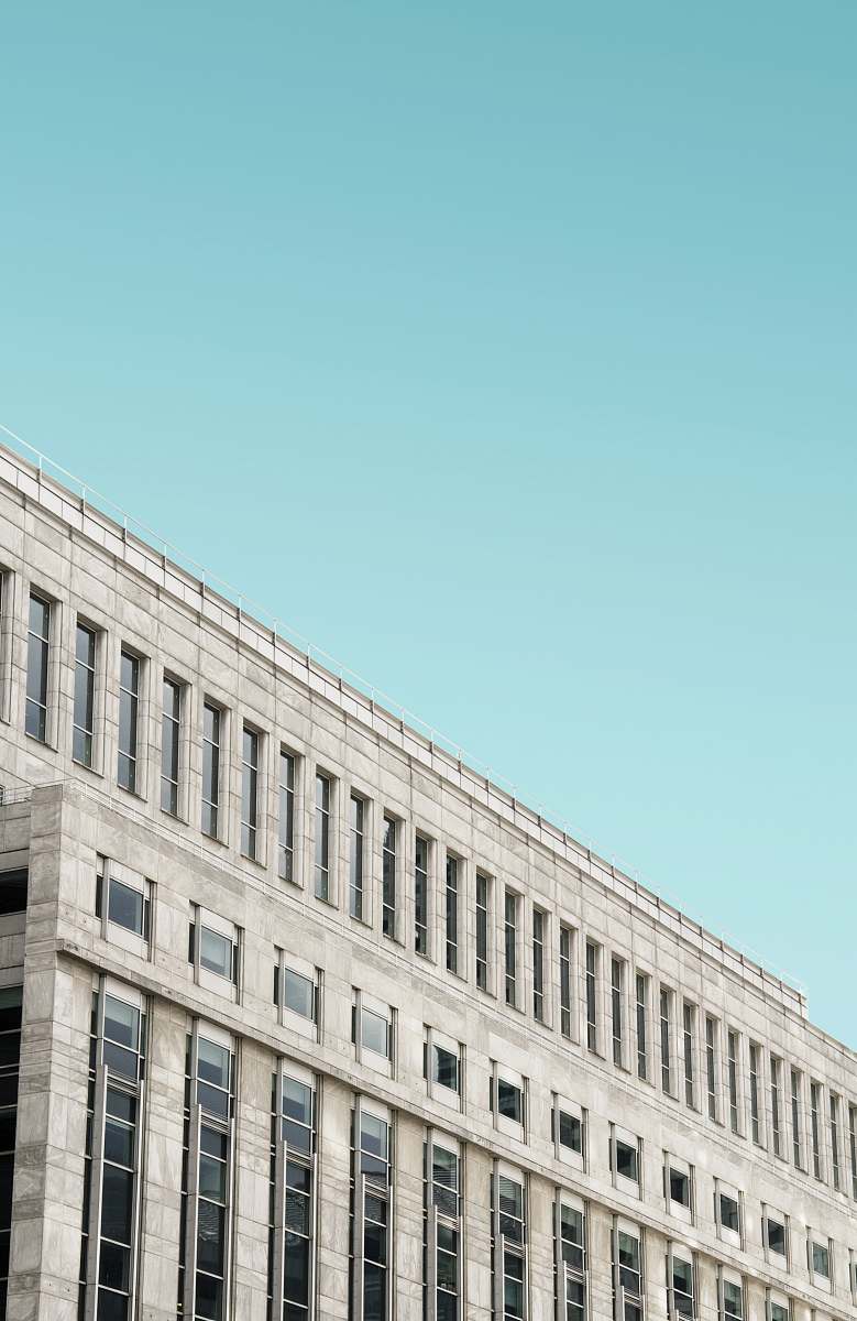 building white painted building in landscape photography london