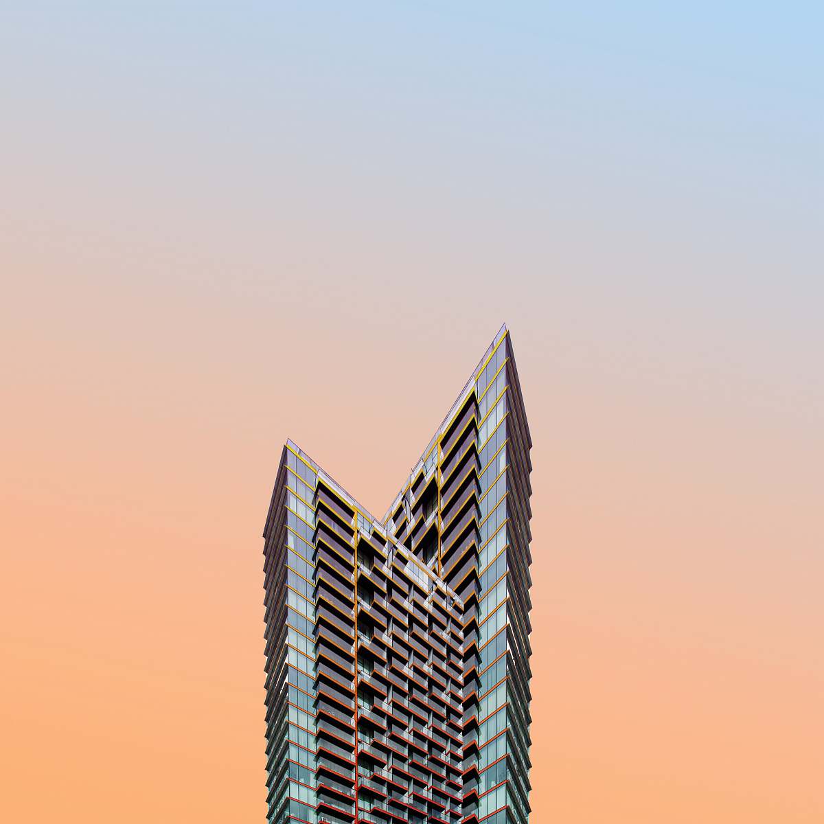 housing architectural photography of building london