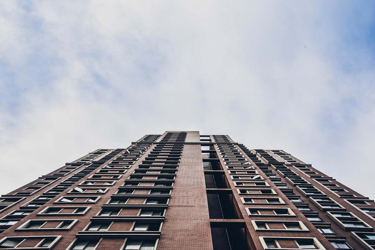 city black and brown bed sheet high rise