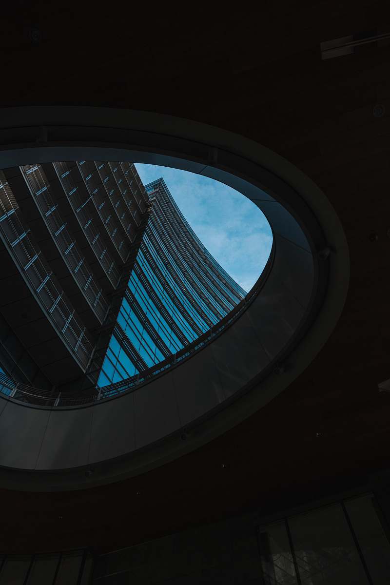 architecture brown high-rise building window