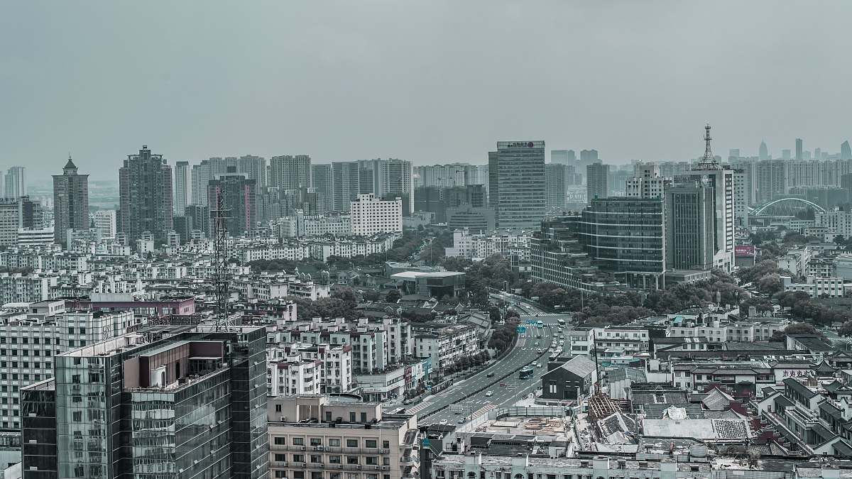 city cityscape during daytime grey