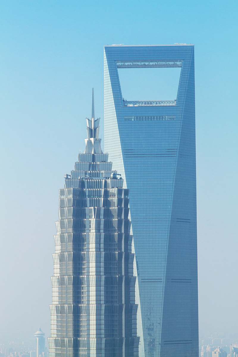 city Empire State Building and World Trade Center New York high rise