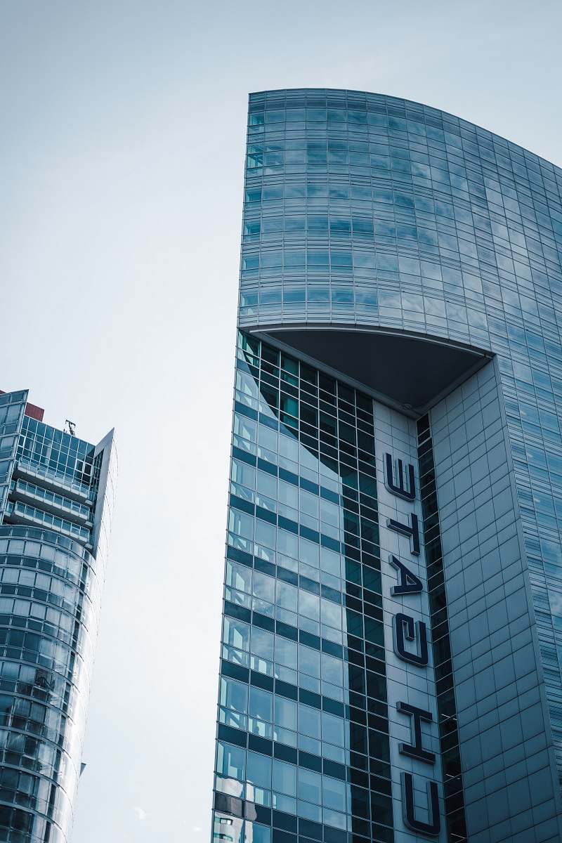 city gate building office building