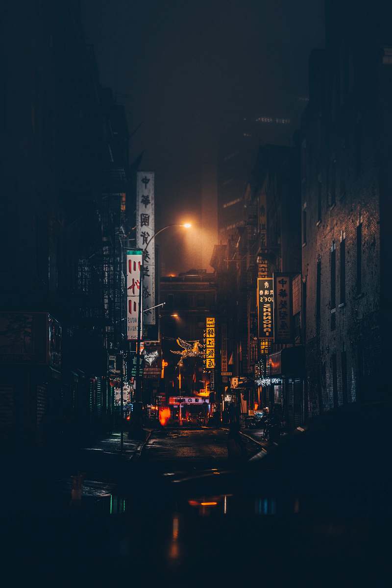 city lighted building signage during nighttime town