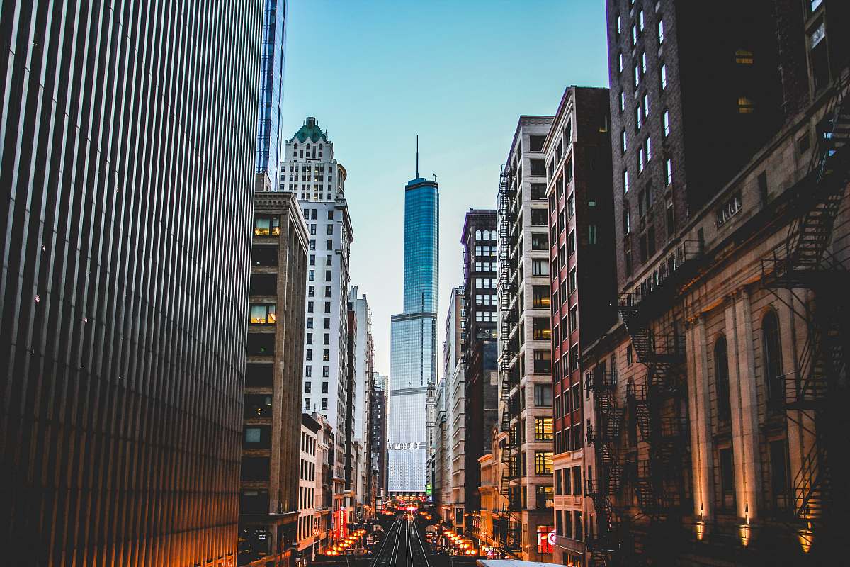 city low angle photography of highrise building town