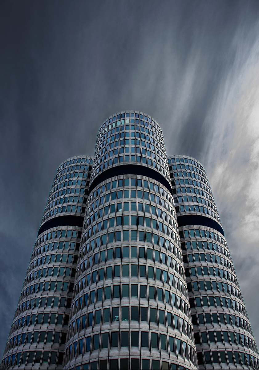 housing low angle view photography of gray building germany