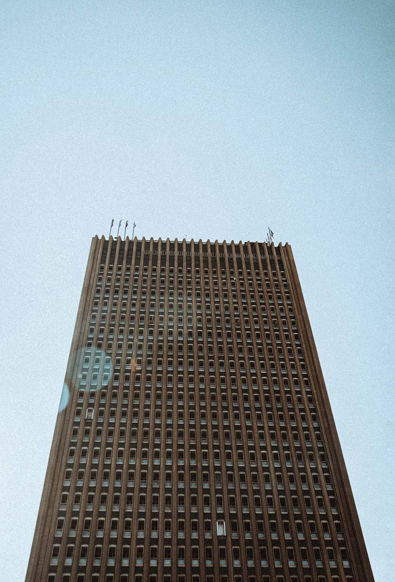 city low-rise angle high-rise building high rise