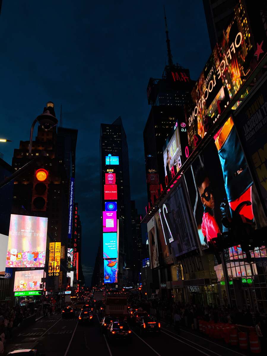 city New York Time Square metropolis