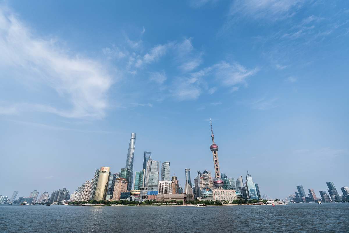 city Oriental Pearl Shanghai during daytime metropolis