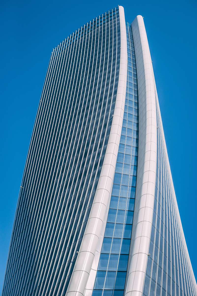 city photo of white high-rise building architecture