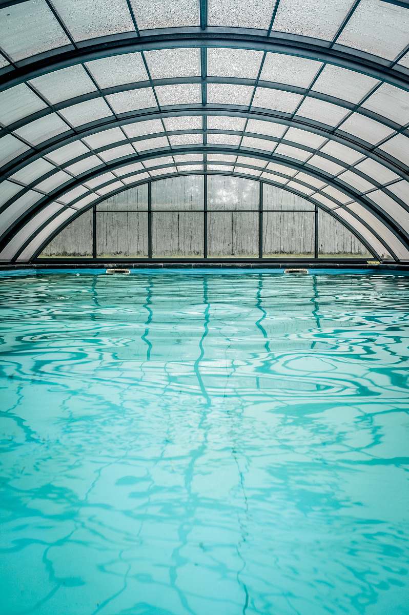 water pool at the garden pool