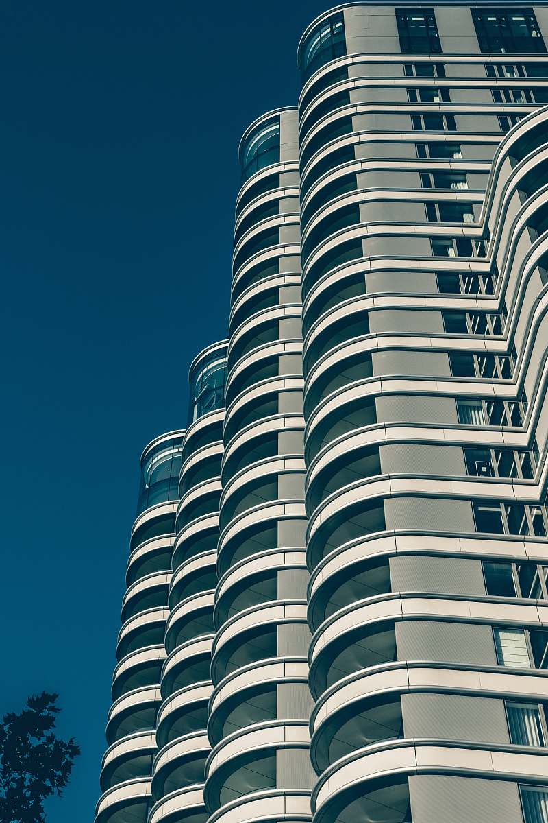 london white concrete building housing