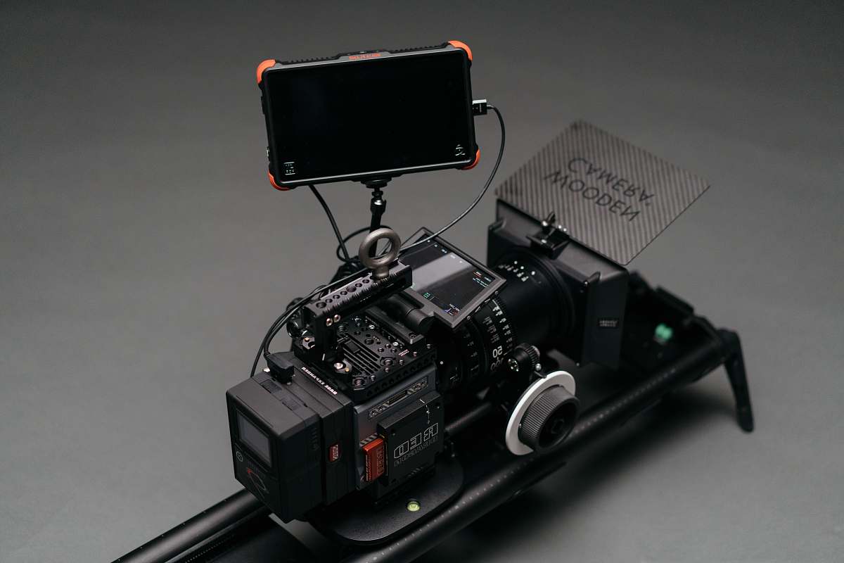 electronics black filming camera display