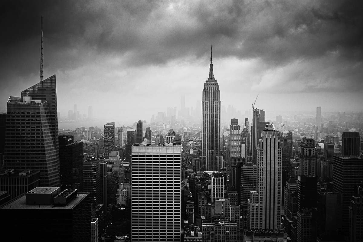 town  black-and-white