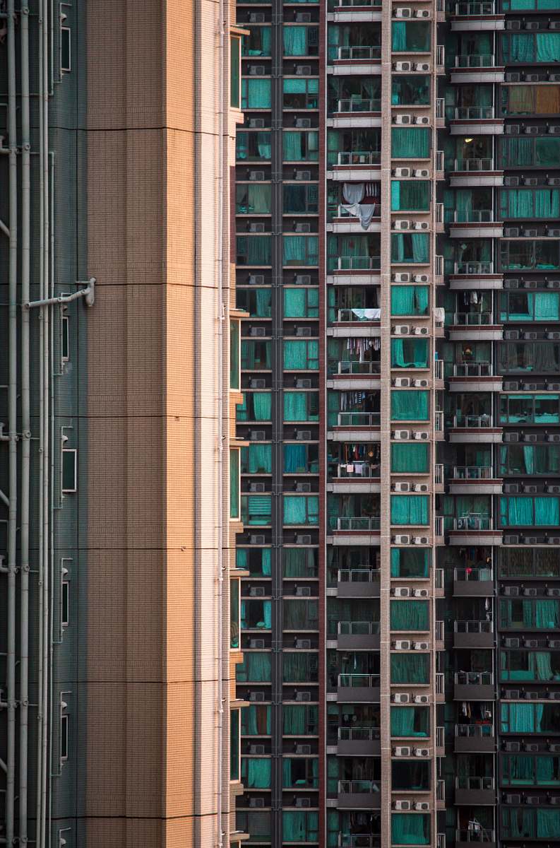 town green and brown building high rise