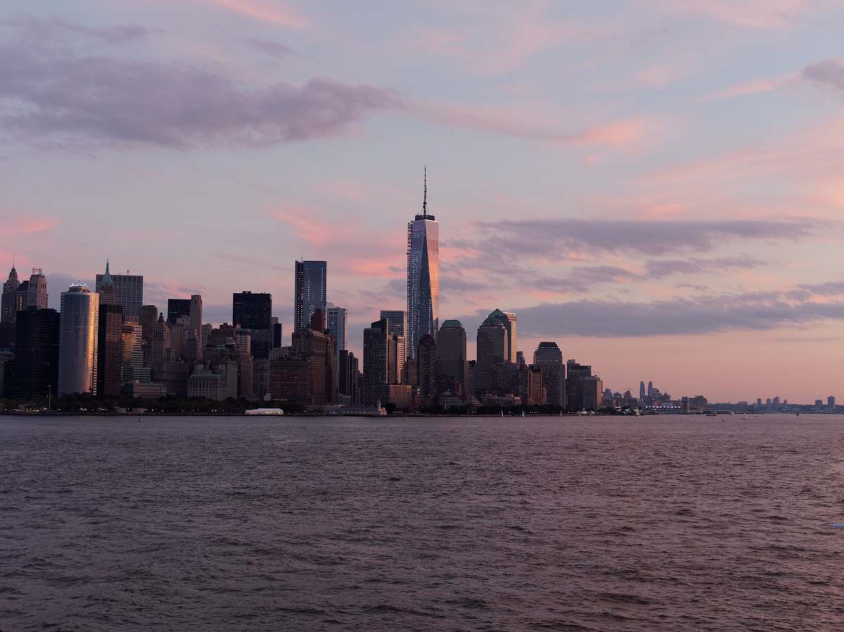 landscape high-rise building at daytime sunset