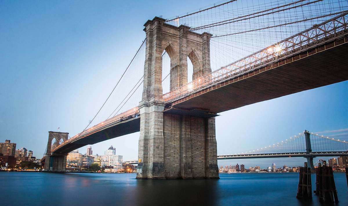 building landscape photography of bridge bridge