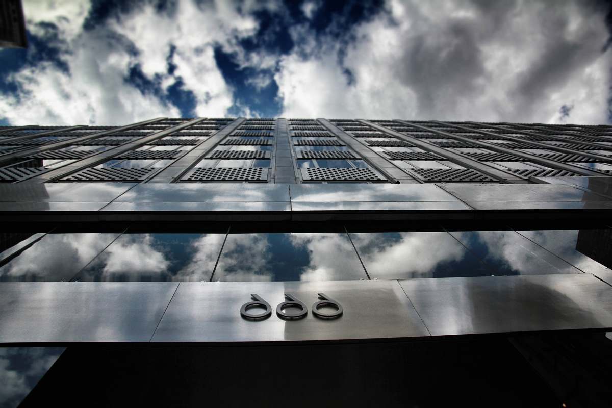 building low-angle photography of 666 building office building